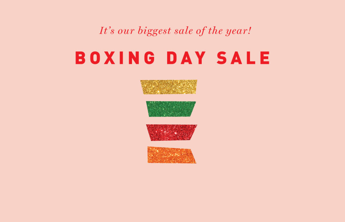 Our Boxing Day Sale Has Landed!